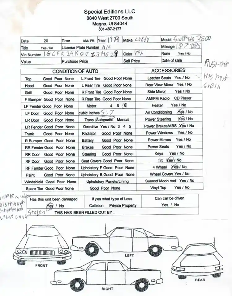 1988 Chevy Silverado 2500 - Image 3