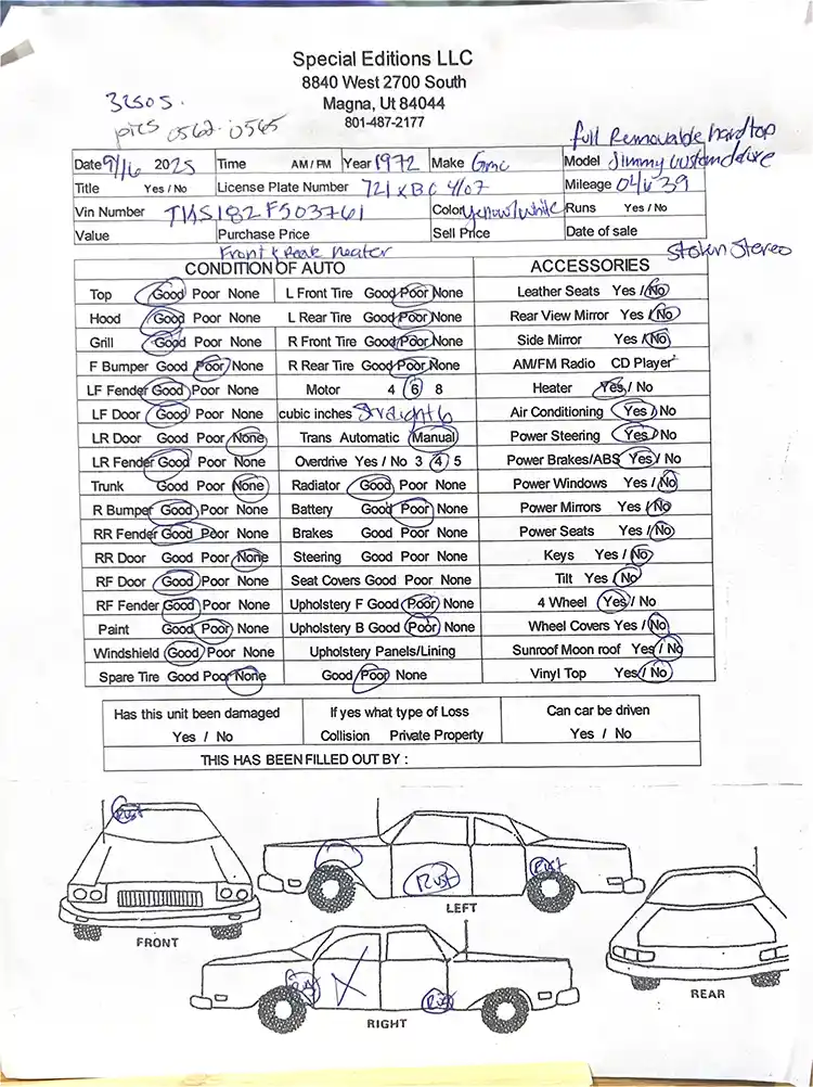 1972 GMC Jimmy Custom Deluxe - Image 3