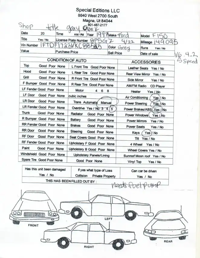 1997 Ford F150 - Image 5